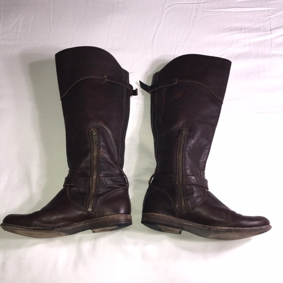 Frye brown leather Phillip riding boots size 7 US - Picture 2 of 8